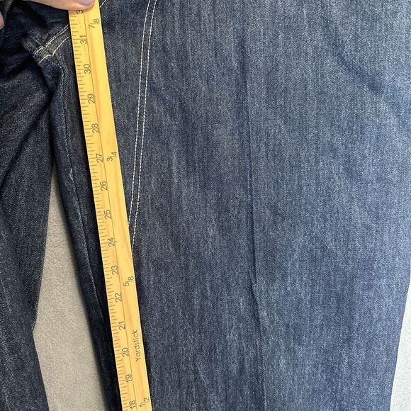 VTG Marithe Francois Girbaud Jeans Baggy Hip Hop Skater Men 42x31 Dark Wash 90s - Picture 8 of 15